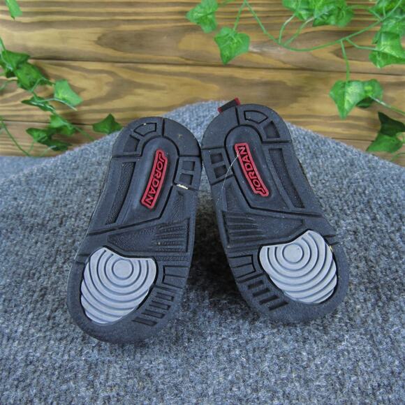 Jordan‎ Boys Sneaker Flight Sz T 3 Medium Black Synthetic Hook & Loop - Picture 5 of 5